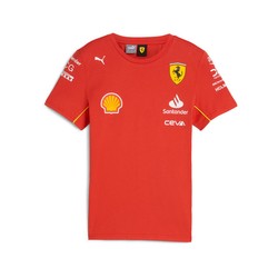 Koszulka T-shirt dziecięca czerwona Team Ferrari F1 2024