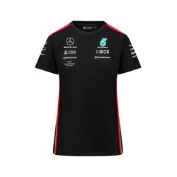 Koszulka t-shirt damska Team Black Mercedes AMG F1 