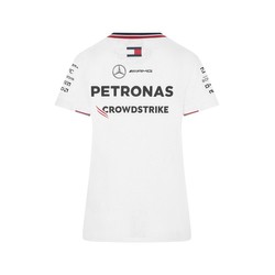 Koszulka t-shirt damska Team biała Mercedes AMG F1 