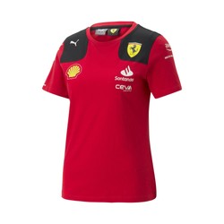 Koszulka t-shirt damska czerwona Team Ferrari F1 