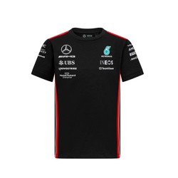 Koszulka t-shirt dziecięca Team Black Mercedes AMG F1 