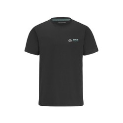 Koszulka t-shirt męska Classic czarna Mercedes AMG F1 