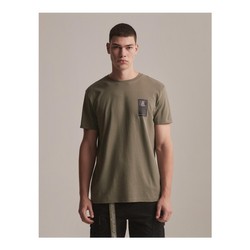 Koszulka t-shirt męska Dakar DKR PATCH khaki