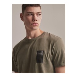 Koszulka t-shirt męska Dakar DKR PATCH khaki