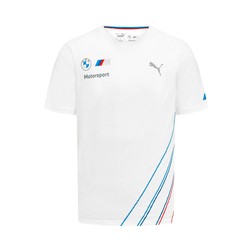 Koszulka t-shirt męska biała Team BMW Motorsport 