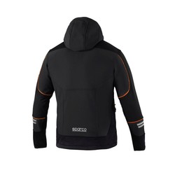 Kurtka męska softshell Sparco TECH czarno-pomarańczowa