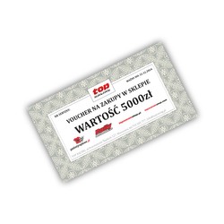 Voucher o wartości 5000 zł